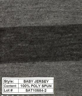 Baby Jersey stripe 1.1/4'' poly spun