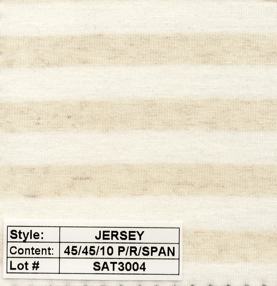 Jersey poly rayon spandex Stripe 1/2''